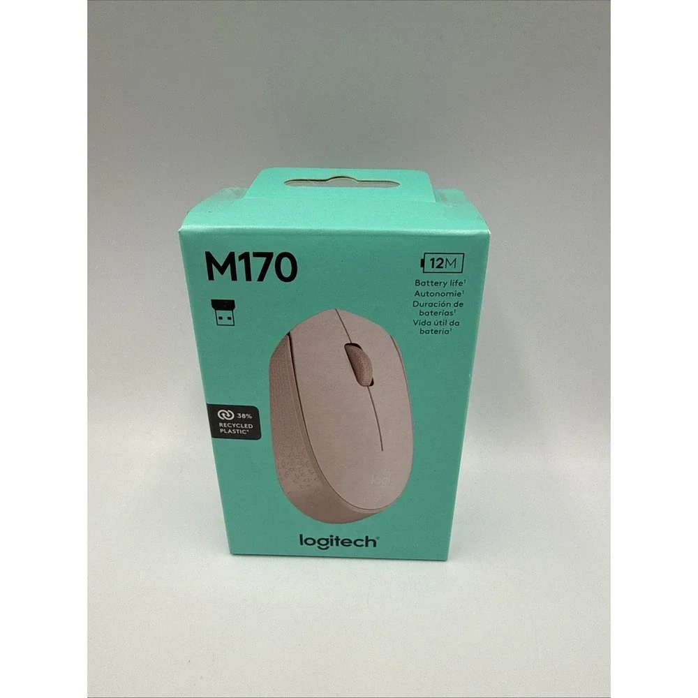 Logitech M170 Wireless Mouse for PC, Mac, Laptop, 2.4 GHz with USB Mini Receiver